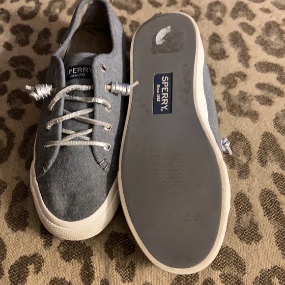 Sperry Grey Flannel Sneaks, 7 - Picture 5 of 9